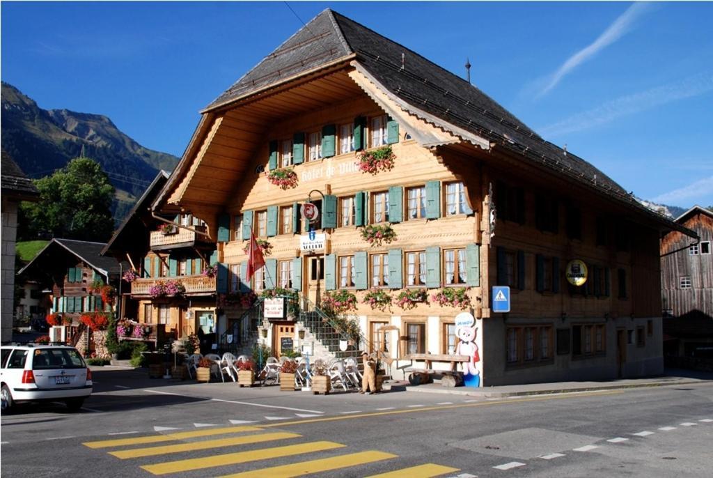 Hotel De Ville Rossinière Extérieur photo