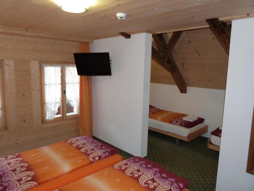 Hotel De Ville Rossinière Chambre photo