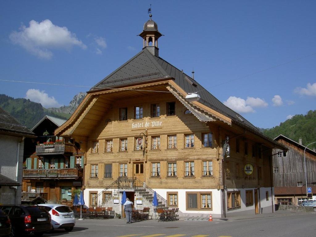 Hotel De Ville Rossinière Extérieur photo